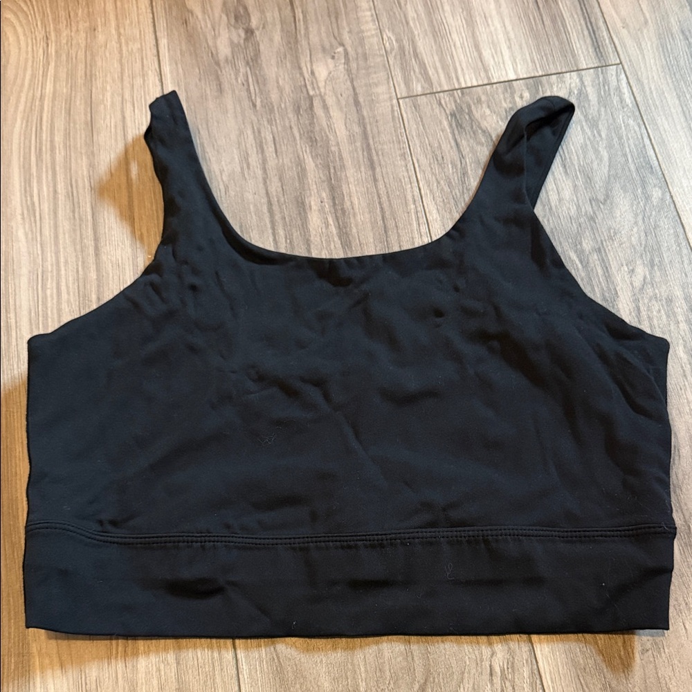 Nike Dri-FIT Black Sports Bra w/Gold Accent